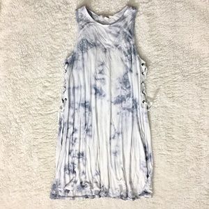 American Eagle tie dye shift dress